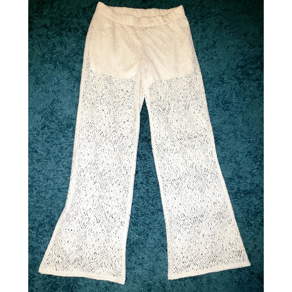 Lacy Sheer Pants - Picture 1 of 2
